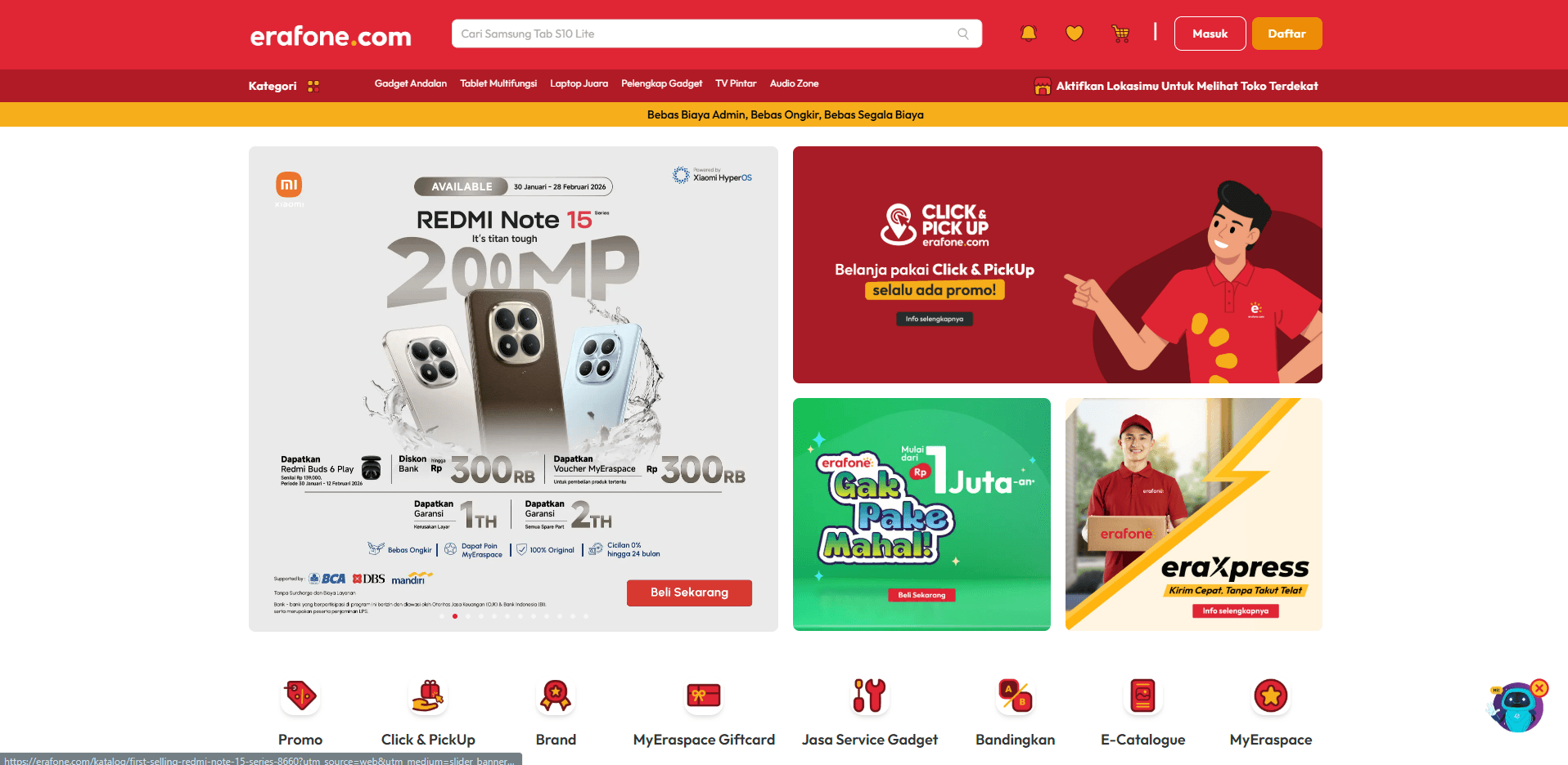 Erafone Website